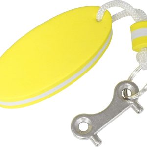 Boat Deck Fill Plate Key 316 Stainless Steel Marine Yacht Tank Water Hatch Cover Spare Key Replacement Board Switch Tool with EVA Keychain Hanger -1 Set