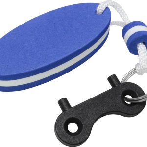 Deck Fill Plate Key Nylon Key Marine Yacht Tank Water Hatch Cover Spare Key Replacement Board Switch Tool with EVA Keychain Hanging 1 Set