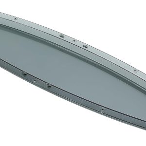 HECASA Boat Portlight Porthole 23-1/4″ X 5″ X 1-1/8″(590mm X 127mm X 29mm) Compatible with 2004 2007 Sea Ray 225 Weekender TOO Boat Yacht Replacement Window Port Hole Bow Oval